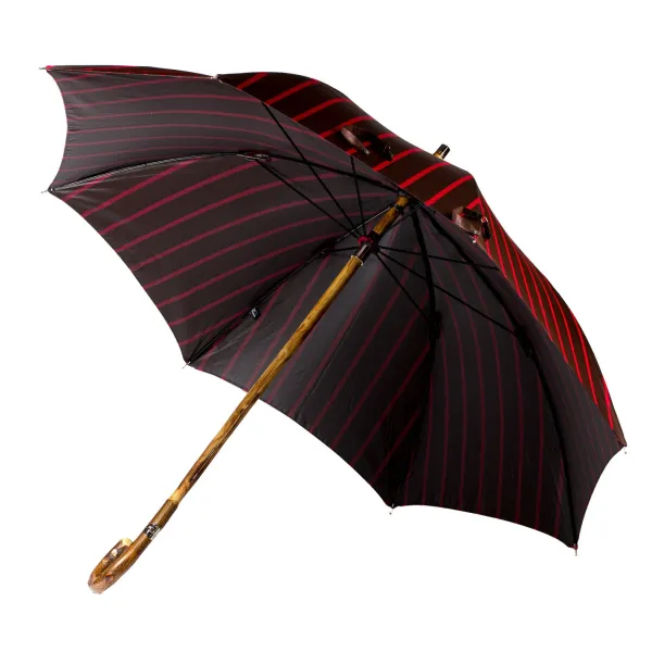 Maglia Roter Regenschirm Mit Holzgriff* Regenschirme