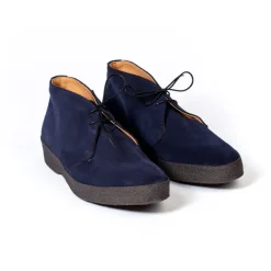 Sanders X Mj: Blauer High-Top-Stiefel „Steve Mcqueen"* S