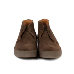 Sanders X Mj: Dunkelbrauner Boot „Steve Mcqueen" Hi Top* S