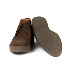 Sanders X Mj: Dunkelbrauner Boot „Steve Mcqueen