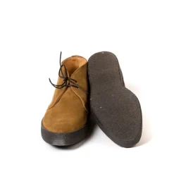 Sanders X Mj: Hellbrauner Hi-Top-Stiefel „Steve Mcqueen