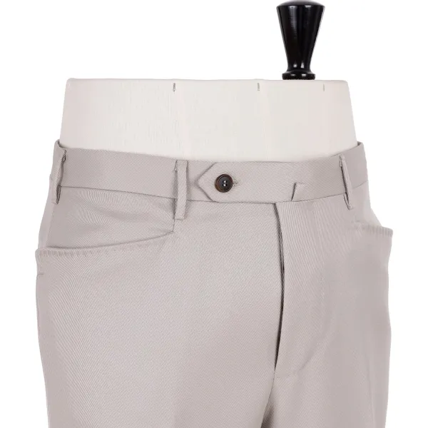 Rota Sartorial Sandfarbene Hose „Carrettiera Tondo" Aus Reiner Kavalleriewolle Rota Sar* Hose