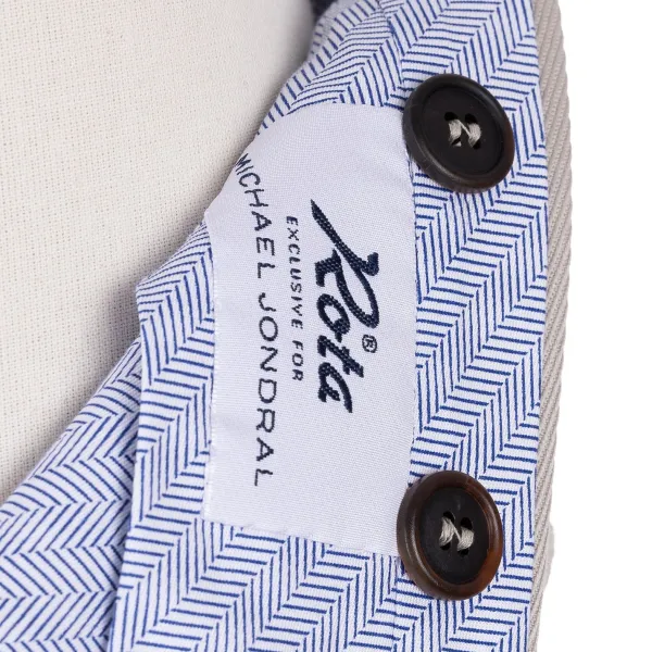 Rota Sartorial Sandfarbene Hose „Carrettiera Tondo" Aus Reiner Kavalleriewolle Rota Sar* Hose