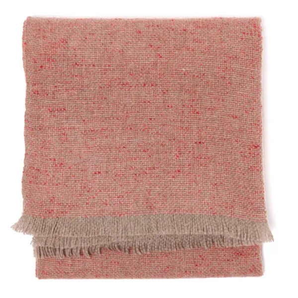 Cesare Attolini Schal „Tweed-Jacquard" Aus Reinem Kaschmir Handgefertigt* Schals