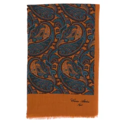 Cesare Attolini Schal „Vecchio Paisley" Aus Feinstem Kaschmir Handgearbeitet* Schals