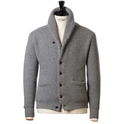 William Lockie Schalkragen-Cardigan „Shawl-Windsor" Aus Reinem Schottischem 6-Lagigem Cash* Strickwaren