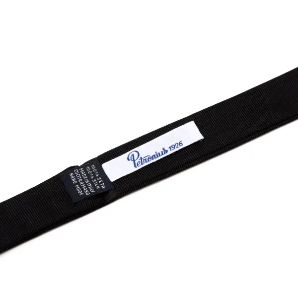 Petronius Schwarze Fliege „Black Butterfly Bow Tie" Aus Reiner Ripsseide* Krawatten