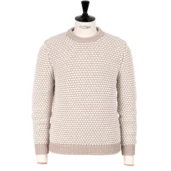 Settefili X Mj: Pullover „Motivo A Perline" Aus Reiner Merinowolle* Strickwaren