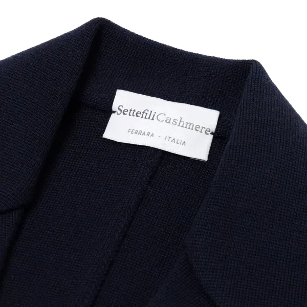 Settefili X Mj: Strickblazer „Giacca In Maglia" Aus Reiner Merinowolle* Strickwaren