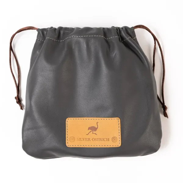 Silberner Strauß Silver Ostrich X Mj: WesternGürtel „Amboise" Aus Braunem Strausenleder* Gürtel