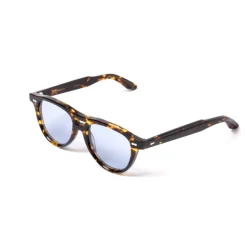 TBD BRILLEN Sonnenbrille „Piquet Havana" Mit Hellblauen Glasern Handgefertigt* Sonnenbrille