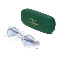 TBD BRILLEN Sonnenbrille „World Transparent" Mit Hellblauen Glasern Reine Handarbeit* Sonnenbrille