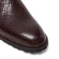 Saint Crispin's Sportlicher Chelsea-Stiefel Aus Dunkelbraunem Bisonleder - Enti* Mto
