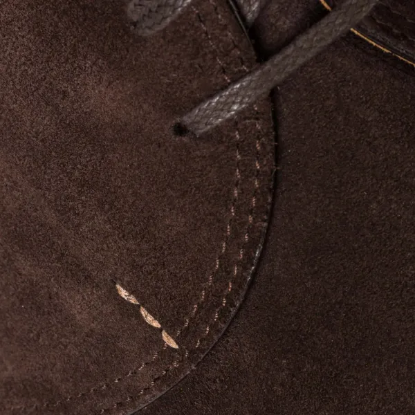 Saint Crispin's Stiefel „Dress Chukka" Aus Dunkelbraunem Wildleder* Mto