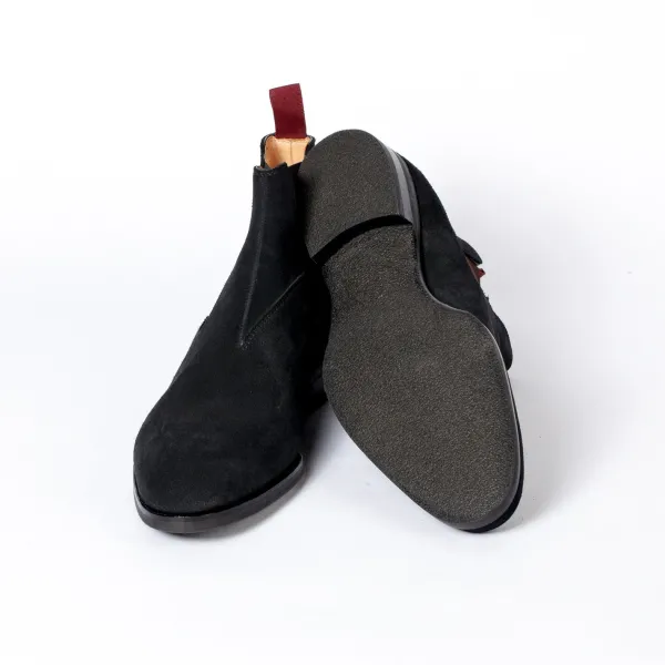 Saint Crispin's Stiefeletten „Chelsea" Aus Schwarzem Kalbsleder* Mto