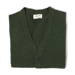 William Lockie Strickjacke „Leven Cardigan" Aus Geelong-Lammwolle 2-Lagig* Strickwaren
