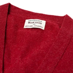 William Lockie Strickjacke „Leven Cardigan" Aus Geelong-Lammwolle 2-Lagig* Strickwaren