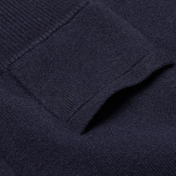 William Lockie Strickjacke „Leven Cardigan" Aus Geelong-Lammwolle 2-Lagig* Strickwaren