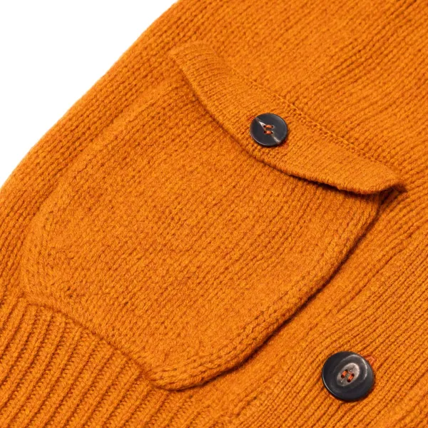 William Lockie Strickjacke „Lomond Knit-Bomber" Aus 4-Lagiger Geelong-Lammwolle* Strickwaren