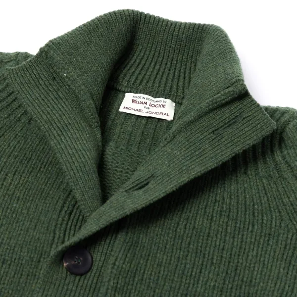 William Lockie Strickjacke „Lomond Knit-Bomber" Aus 4-Lagiger Geelong-Lammwolle* Strickwaren
