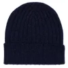 William Lockie Strickmutze "Ribbed Hat" Aus Reiner Lambswool - 4 Ply* Hüte