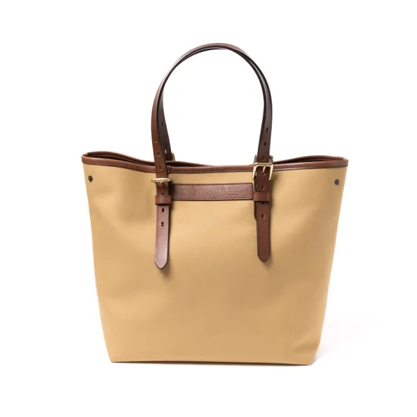 Felisi Tasche Aus Baumwoll-Canvas Und Sattelleder „New Office Tote" Handgefertigt* Taschen