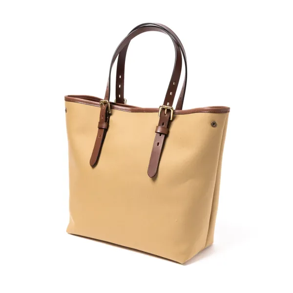 Felisi Tasche Aus Baumwoll-Canvas Und Sattelleder „New Office Tote" Handgefertigt* Taschen