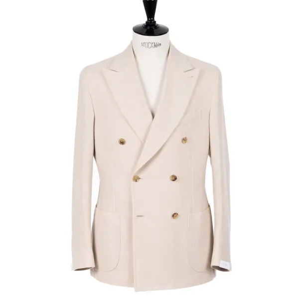 De Petrillo Zweireihige Jacke „Lusso Naturale" Aus Reinem Kaschmir* Anzugjacke