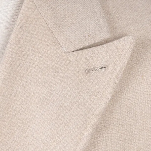 De Petrillo Zweireihige Jacke „Lusso Naturale" Aus Reinem Kaschmir* Anzugjacke
